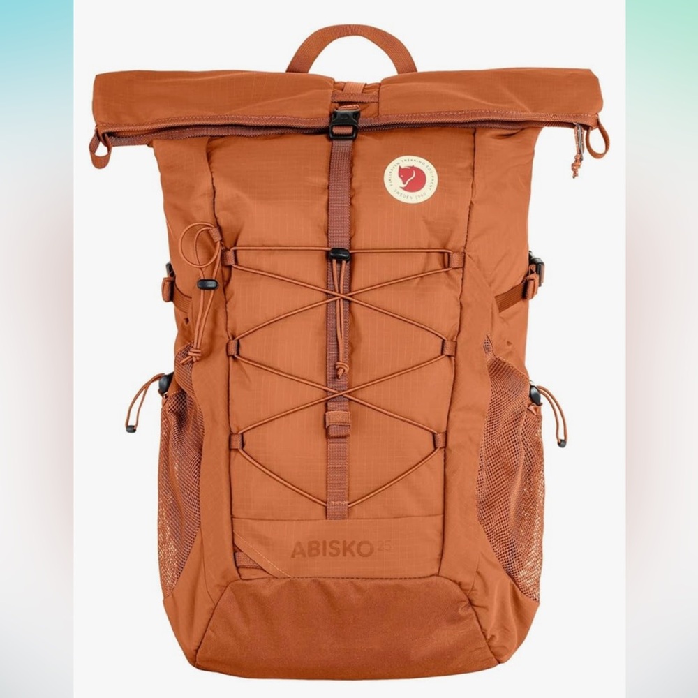 Fjallraven Abisko Hike Foldsack Pack Bookbag Backpack Orange